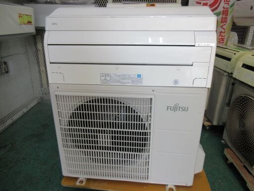 K03470　富士通　 中古エアコン　主に6畳用　冷房能力　2.2KW ／ 暖房能力　2.5KW