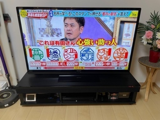 【値下げ】SHARP 60インチTV \u0026HDDレコーダー