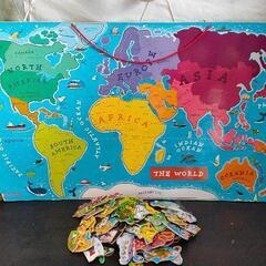 0812-080 世界地図パズル77×47cm