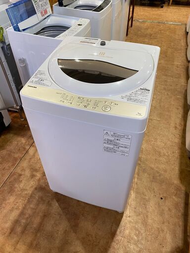 【愛品館市原店】東芝 2020年製 5.0Kg洗濯機 AW-5G8