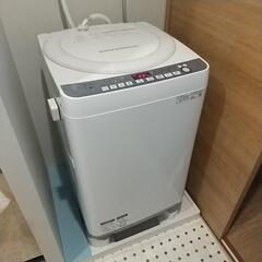 シャープ縦型洗濯機7kg  使用期間3年 フィルター付き