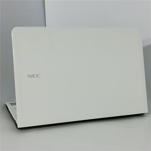 保証付 新品SSD Wi-Fi有 15.6型 ノートパソコン NEC PC-LS450JS6W 中古美品 第3世代 Core i5 8GB BD-R 無線 カメラ Windows10 Office