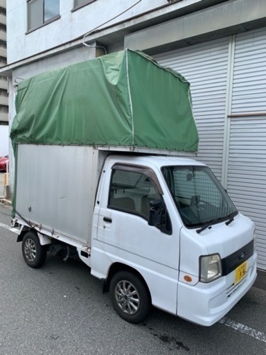 速戦力 快適サンバートラック幌車 軽バン Amazon 宅配 軽貨物 引っ越しに ブルーさん フェリーターミナルのサンバーの中古車 ジモティー