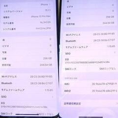 SIMロック解除済み アップル iPhone 13 Pro Max ［NLJA3J/A］256GB ゴールド ■スマホ 本体 / 1169