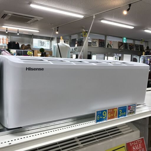 エアコン ハイセンス HA-S22CE8 2020年製 （内部洗浄済み 100V仕様）※取り付け費用別途