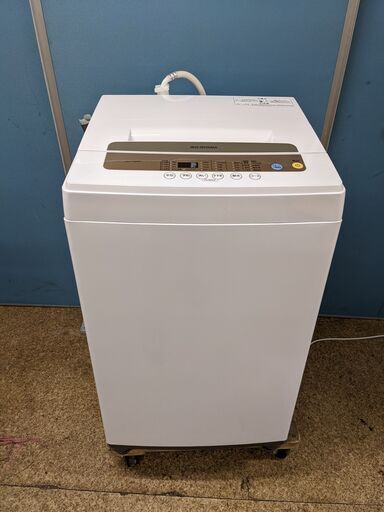 IRIS OHYAMA アイリスオーヤマ 5.0kg 全自動洗濯機 IAW-T502EN 2019年製 高年式 ホワイト 説明書付