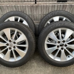 トヨタ純正アルミ スタッドレスタイヤ付き 約7分山