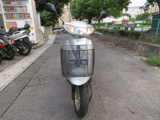ディオ6　ホンダ　4スト　シルバー　原付　前カゴ付　Dio　4サイクル