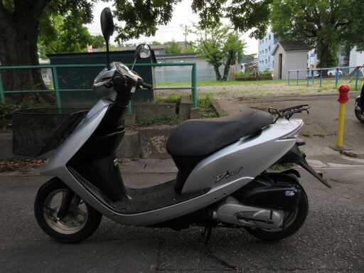 ディオ6　ホンダ　4スト　シルバー　原付　前カゴ付　Dio　4サイクル