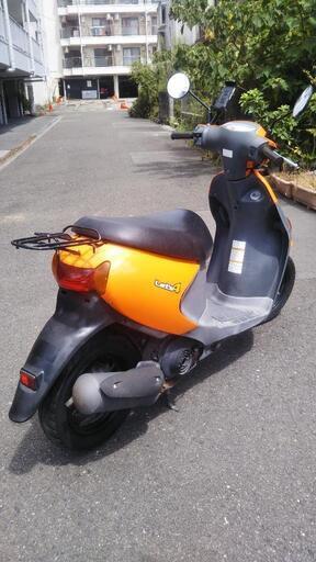 【配送可能&整備済み】 スズキ レッツ4 オレンジ インジェクション 原付 バイク 50cc スクーター - 吹田市