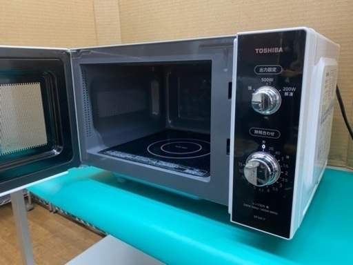 I684 ☆ TOSHIBA ヘルツフリー 電子レンジ（650Ｗ）☆ 2019年製 ⭐動作