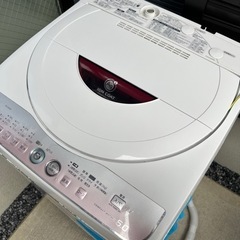 洗濯機2012年型　シャープ白