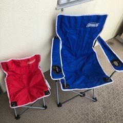 コールマン 収束型チェア 折り畳み椅子 収納袋付 ２つセット