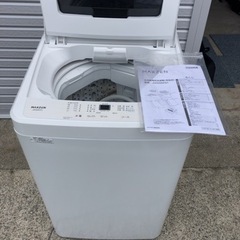 最新美品　2022年式　５キロ全自動洗濯機