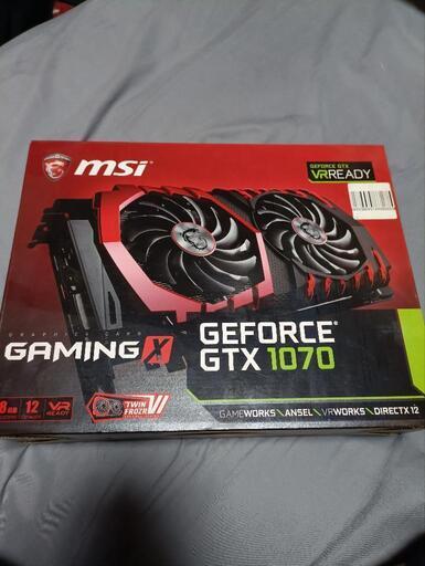 ジャンク  GeForce GTX 1070 GAMING X 8G\n\n