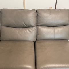カウチソファ　コーナーソファ　グレージュ