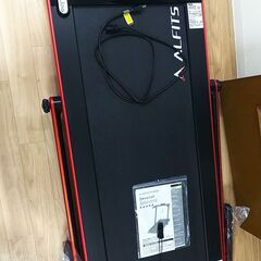 アルインコ(ALINCO) NEWスタイルジョグ  省スペース 薄型 ランニングマシン 時速1-12km 歩数・心拍計 組立不要 プログラム付き  LED表示メーター タブレットトレー付き 【Pレッド】 AFR1519