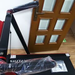 アルインコ(ALINCO) NEWスタイルジョグ  省スペース 薄型 ランニングマシン 時速1-12km 歩数・心拍計 組立不要 プログラム付き  LED表示メーター タブレットトレー付き 【Pレッド】 AFR1519