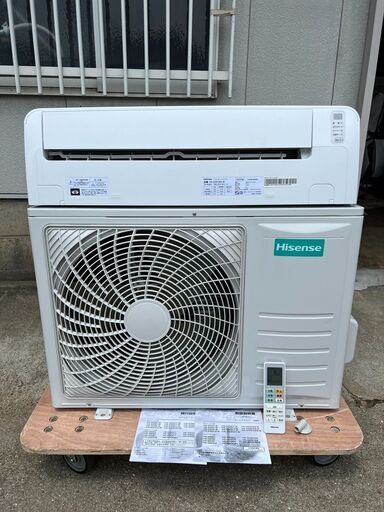 Hisense／ハイセンス　ルームエアコン　HA-S40C2E8-W　2020年製　4.0kw　14畳　単相200V　引き取り限定