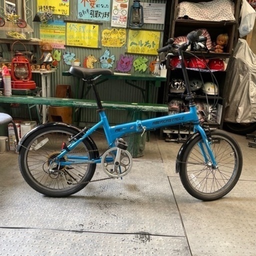 【2687】折り畳み　20インチ　アメリカンイーグル　前後タイヤ新品　8,300円（防犯・税込）