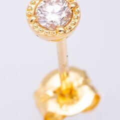 agete K18 ダイヤモンド ピアス 品番a21-249