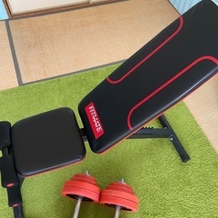 アイロテック　ダンベル80kg（片方40kg） トレーニングベンチ