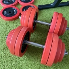 アイロテック　ダンベル80kg（片方40kg） トレーニングベンチ