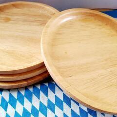 木製皿4枚セット