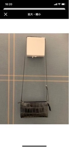 クロコダイルショルダーバッグ