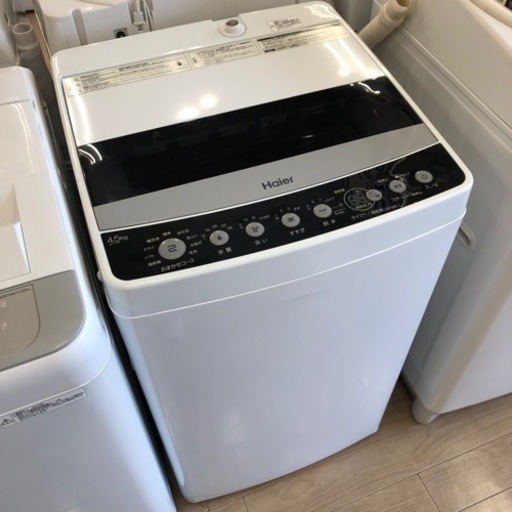 【6ヶ月安心保証付き】Haier  全自動洗濯機　2021年製　ホワイト