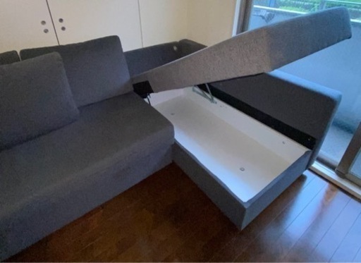IKEA FRIHETEN イケア フリーヘーテン【収納付き コーナーソファベッド