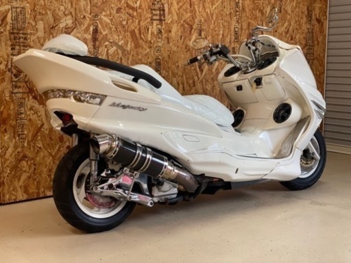 売れました】YAMAHA ﾔﾏﾊ ﾏｼﾞｪｽﾃｨC250 MAJESTY250 ﾌﾙｶｽﾀﾑ 低走行 ﾋﾞｯｸ