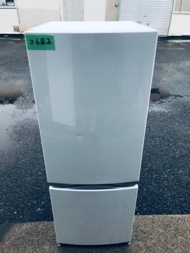 ✨2018年製✨2182番 東芝✨ノンフロン冷凍冷蔵庫✨GR-M15BS(W)‼️