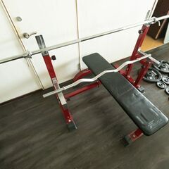 【筋トレ】ベンチプレスセット（計85kg分のプレート付）