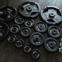 【筋トレ】ベンチプレスセット（計85kg分のプレート付）