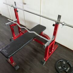 【筋トレ】ベンチプレスセット（計85kg分のプレート付）