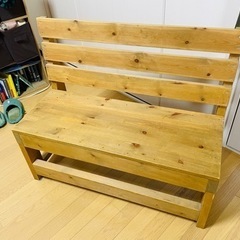 木製DIYベンチ