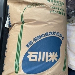 石川県産　コシヒカリ30キロ　玄米
