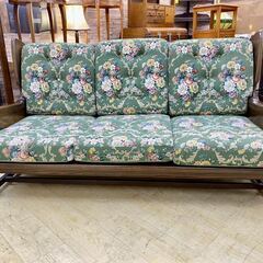 knock on wood 横浜クラシック家具 コロニアル 無垢材 三人掛け 