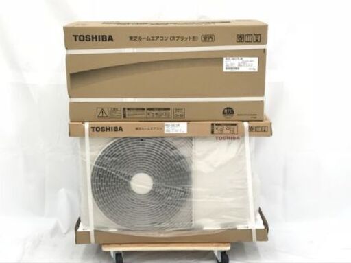 完了　新品 東芝 RAS-5622T-W 18〜21畳用5.6kw 単相200v 2022年製　標準取り付け込み99800円