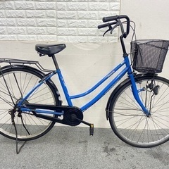 【引き取り限定】26インチ　ブルー系自転車　