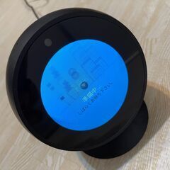 【無料】Amazon Echo Spot ブラック（専用スタンド付き）