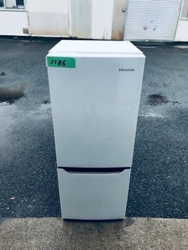 2186番 Hisense✨2ドア冷凍冷蔵庫✨HR-D1501‼️