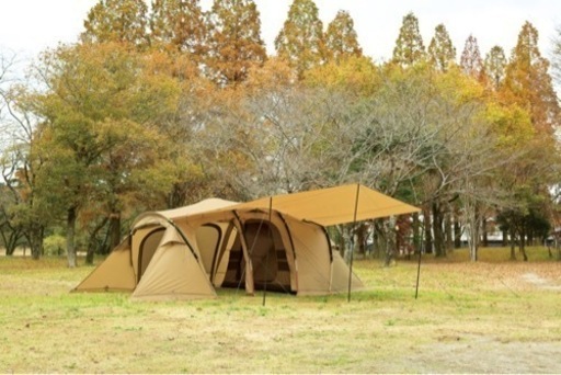 【キャンプ テント】クアトロアーチ２ルームテント＋RF (公式のグランドシート・インナーマットセット)