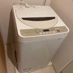 【SOLD★】2016年製4.5kg洗濯機 シャープES-GE45R