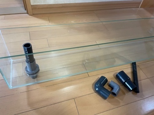 二階建て水槽　オーバーフロー　水槽