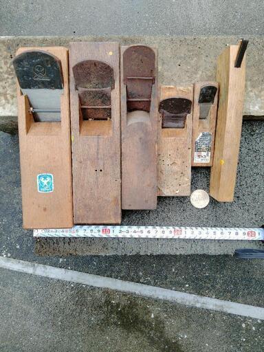 カンナ色々 日曜大工 建具屋 大工さん 建築工具 の画像