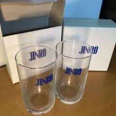 JINRO ビールグラス 4個セット 韓国居酒屋