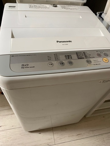 洗濯機Panasonic5kg！NA-F50B9