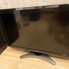 SHARP TV テレビ + SONY 多機能リモコン　セット